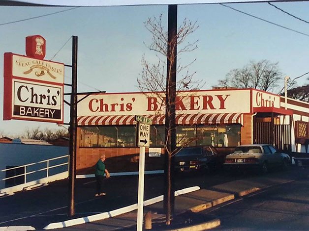 Chris’ Bakery was once a downtown staple at the corner of Pioneer Way and Ely Street from 1968 to 1998.