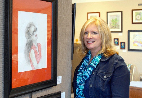 Debbie Goheen will be showing the artwork of her late daughters
