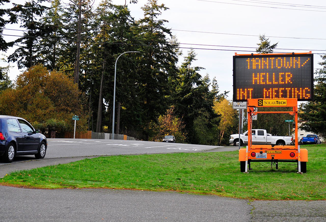 Island County is proposing a traffic light at the intersection where Swantown and Heller streets and Fireside Lane cometogether in Oak Harbor. The project is expected to be done in 2018. An open house to discuss changes to two OakHarbor intersections is schedule for 5-8 p.m., Tuesday, Nov. 15 at the CPO Club on Ault Field Road. Photo by MichaelWatkins/Whidbey News-Times                                Island County is proposing a traffic light at the intersection where Swantown and Heller streets and Fireside Lane come together in Oak Harbor. The project is expected to be done in 2018. An open house to discuss changes to two Oak Harbor intersections is schedule for 5-8 p.m., Tuesday, Nov. 15 at the CPO Club on Ault Field Road. Photo by Michael Watkins/Whidbey News-Times