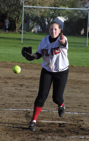 Laura Crandall pitched over four innings of nearly flawless relief. She struck out six
