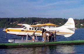 Kenmore Air seaplanes can carry from six to 10 passengers.