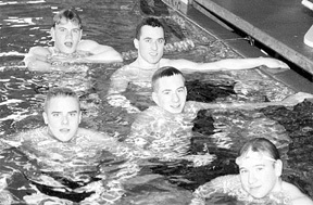 Oak Harbor is sending four swimmers to this weekend’s 4A State Meet in Federal Way. Clockwise from top left: Jason Hunter