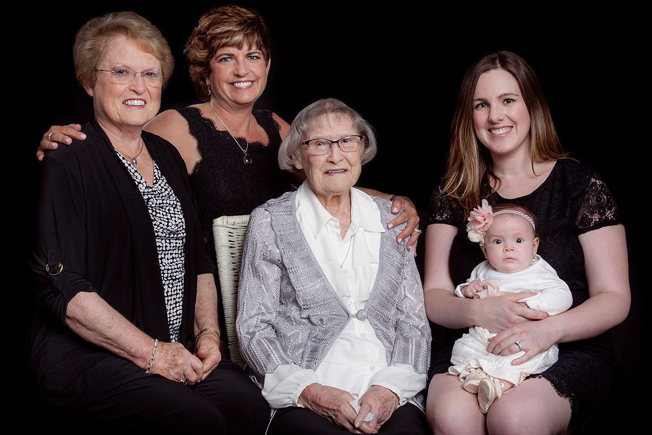 Family celebrates five generations