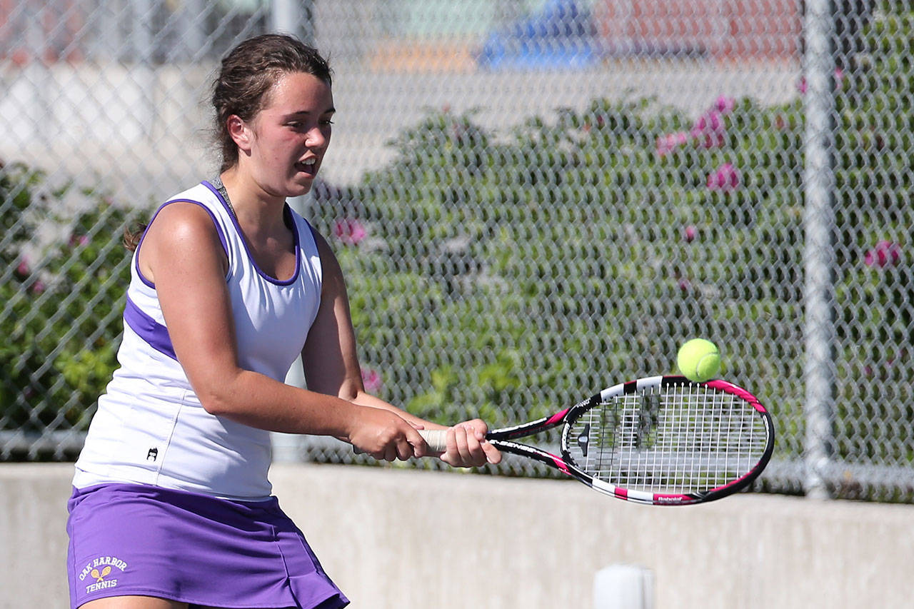 Emma Wezeman will play doubles for the Wildcats this spring. (Photo by John Fisken)