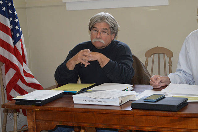 Whidbey News-Times file photo                                Port of Coupeville Commissioner William Bell nearly resigned from his position Wednesday so his girlfriend could move forward with a proposal to lease space at the Greenbank Farm. Other officials raised concerns the move might be a conflict of interest.