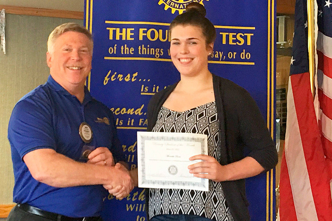 Rotary recognizes May student of the month