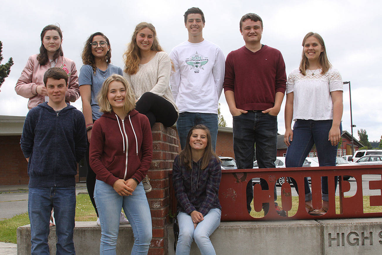 Images of the Coupeville High School Top 10 seniors from the Class of 2017. Photos by Ron Newberry/Whidbey News-Times