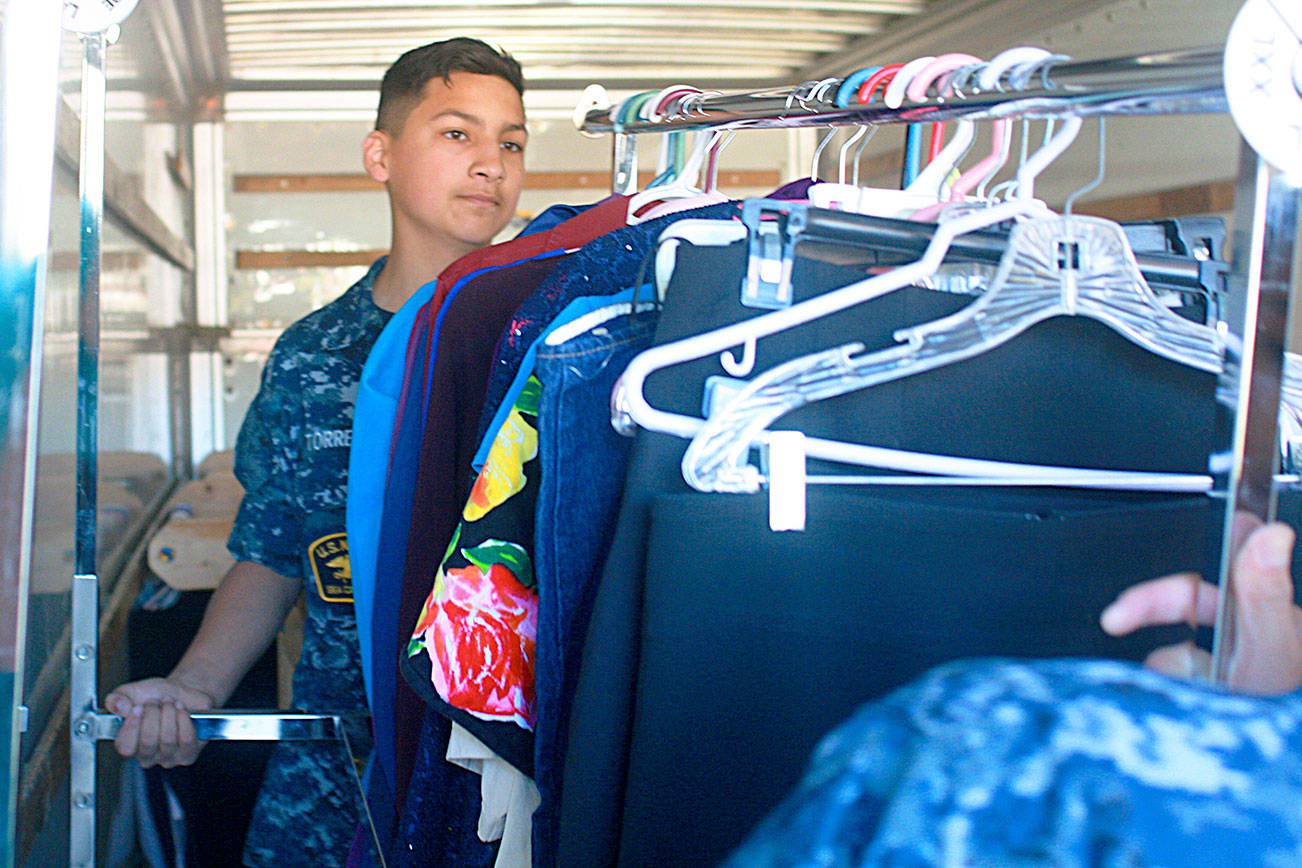 Cadets help relocate Garage of Blessings