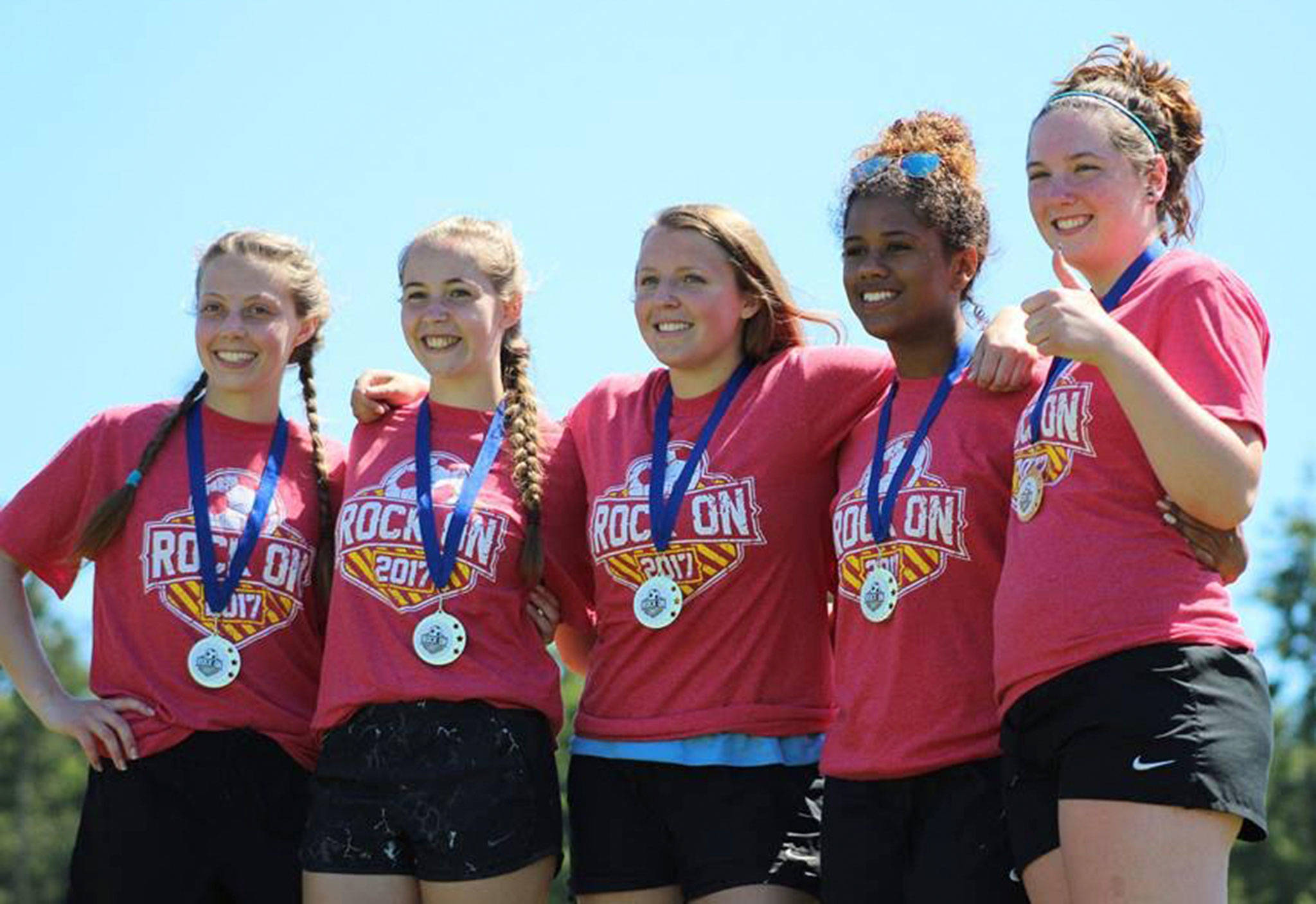 Oak Harbor’s Indecisive won the high school girls division. (Photo by Trina Coe)