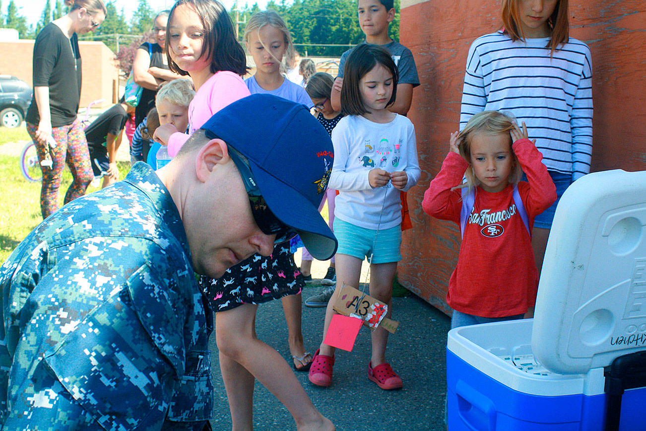 Program feeding children during summer months