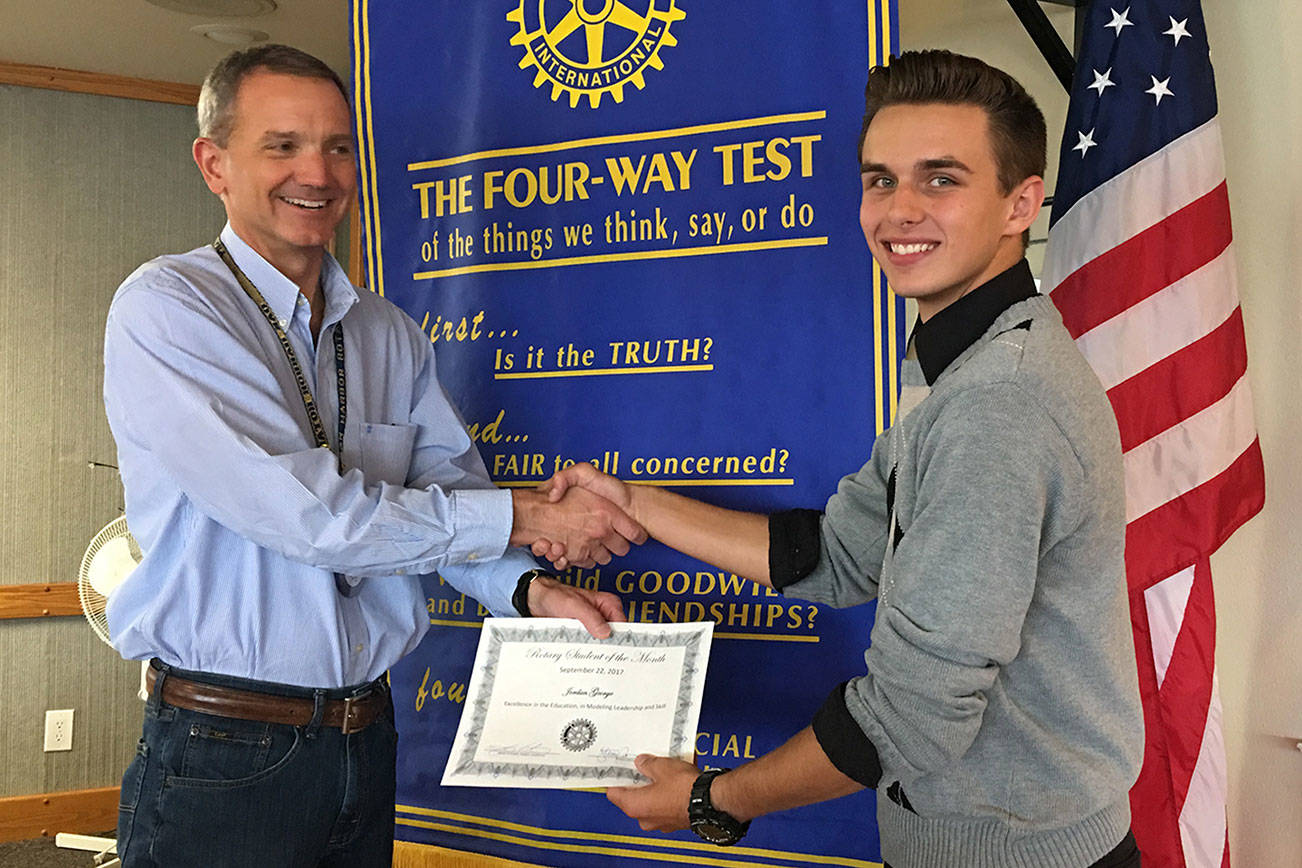 Rotary honors September student of the month