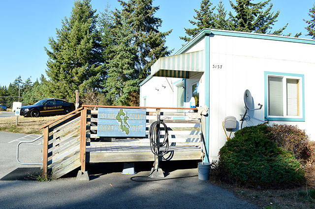 The north precinct for the Island County Sheriff’s office, located on Schay Road, is in poor condition, and the county is seeking to move their operations. Photo by Laura Guido/Whidbey News-Times