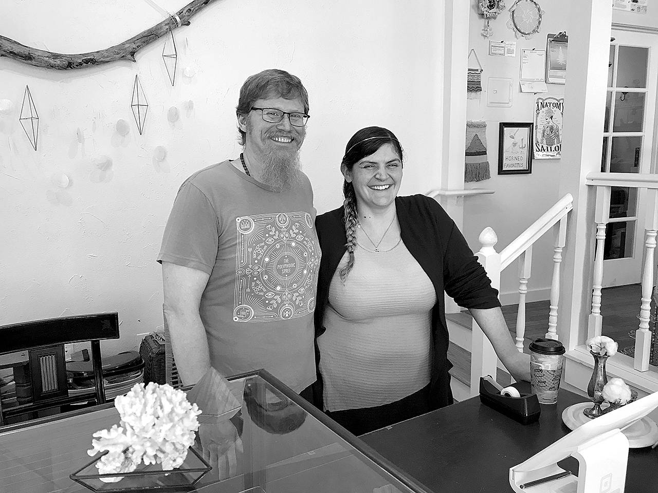 Rosalie Gale photo                                Allamano owns and operates the store with a little help from her husband, Matt. The store is located at 107A First Street on Langley.