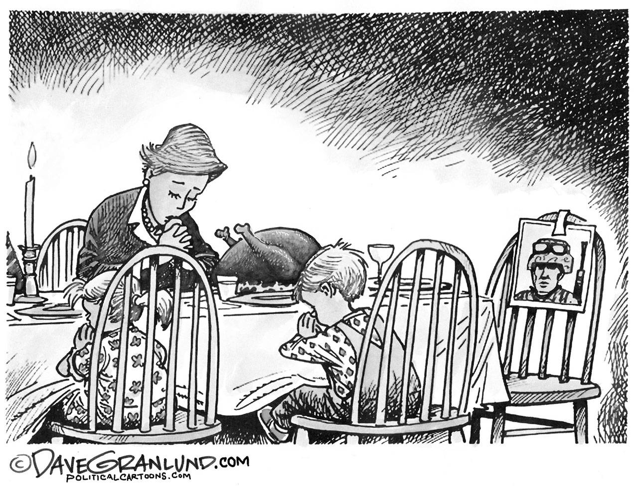 Cartoon for Saturday, Nov. 18
