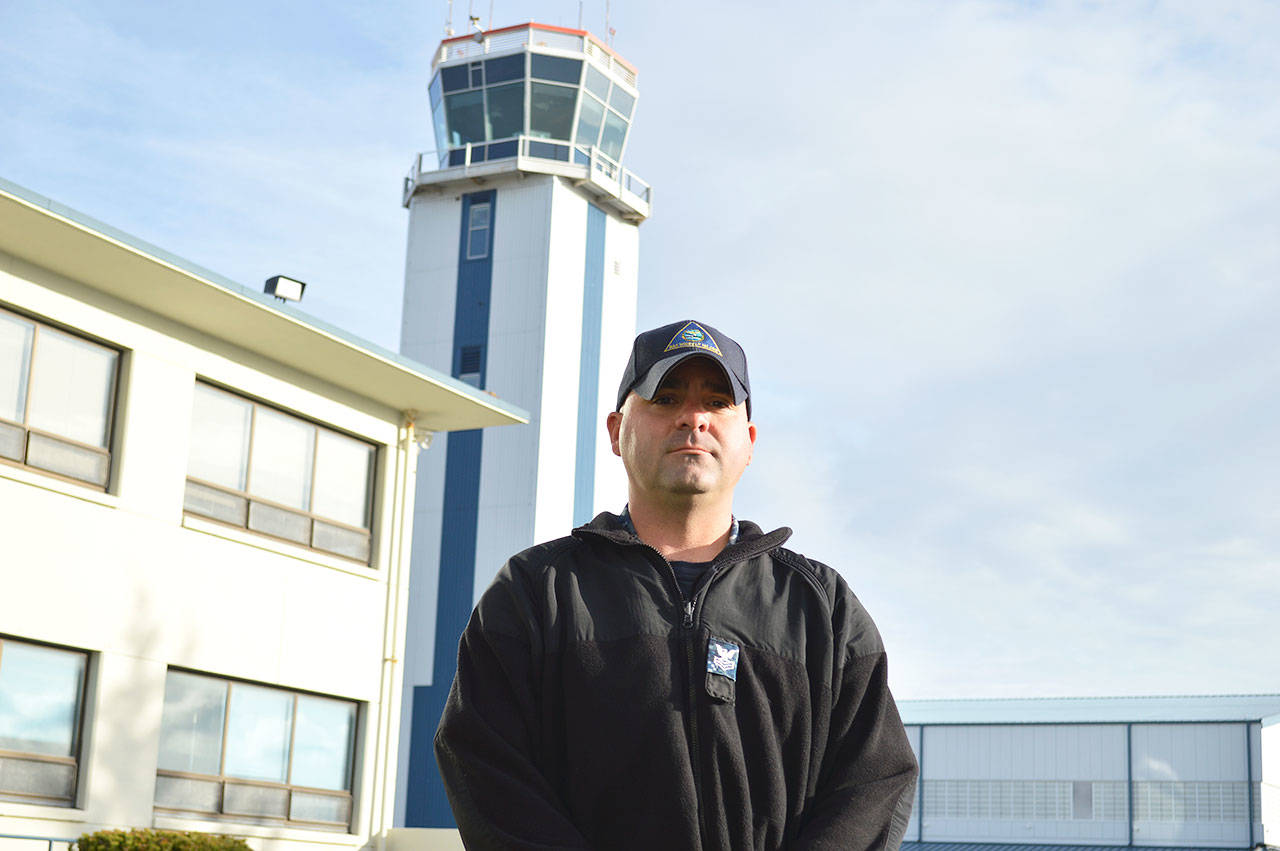 Petty Officer First Class Rodney Scheppler was named Naval Air Station Whidbey Island’s Sailor of the Year for 2017. He works as a career counselor and also volunteers with the North Whidbey Soccer Club. Photo by Laura Guido/Whidbey News-Times