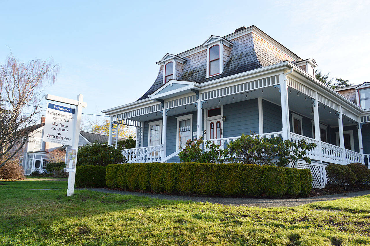 A house for sale in Coupeville. Island County recently completed a housing needs analysis and found most of the available housing stock are single-family homes, which leaves a deficit for lower income individuals. Photo by Laura Guido/Whidbey News-Times