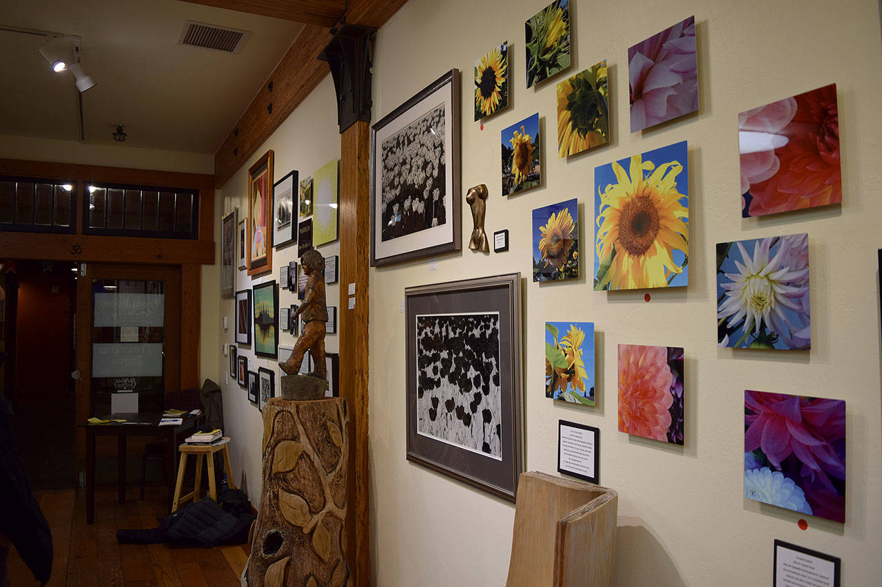 The art show “Pasticcio” showcases paintings, photography, sculpture and multimedia art.Photos by Kyle Jensen/Whidbey News Group