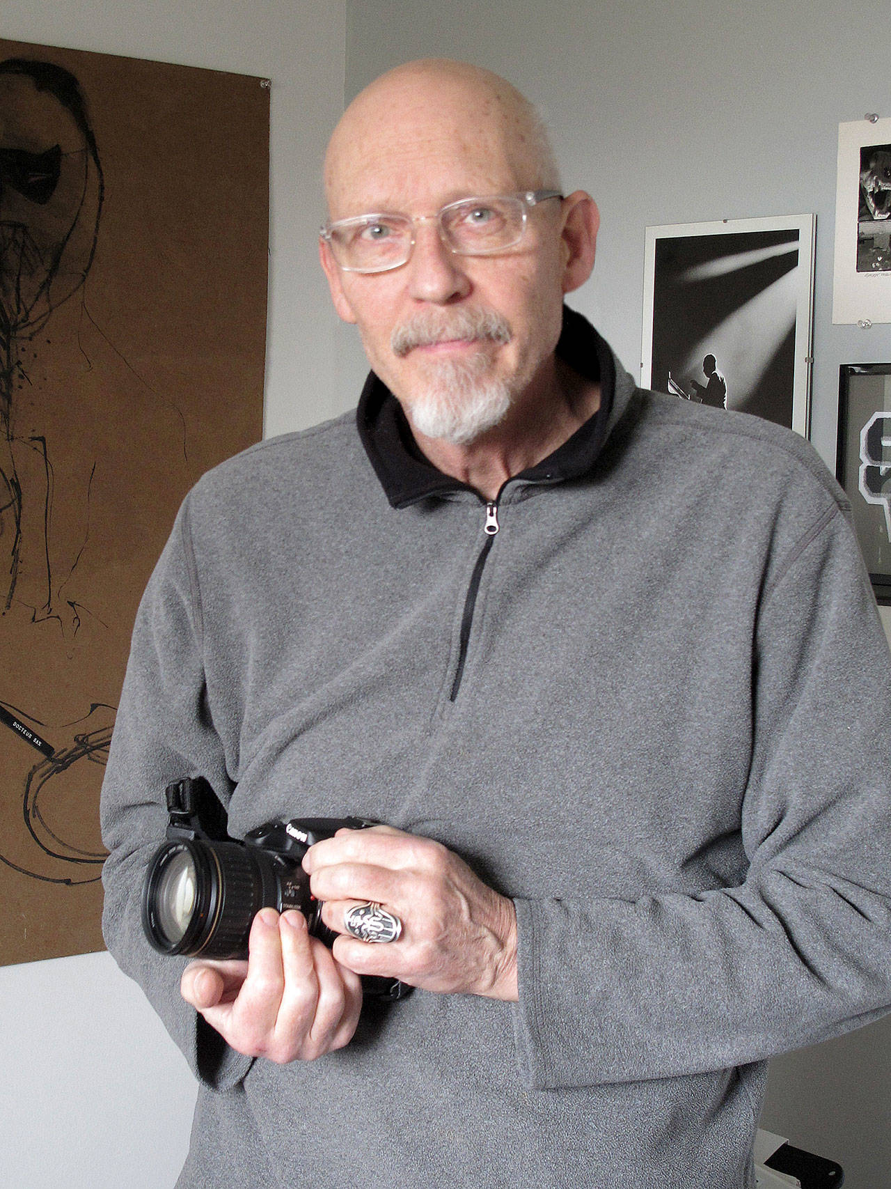 Don Wodjenski, photographed 25 Whidbey Island artists at work in their studios for his book, “Artists of Whidbey Island: Vision, Space, Work, Resolution.” Photo provided by Wodjenski Creative