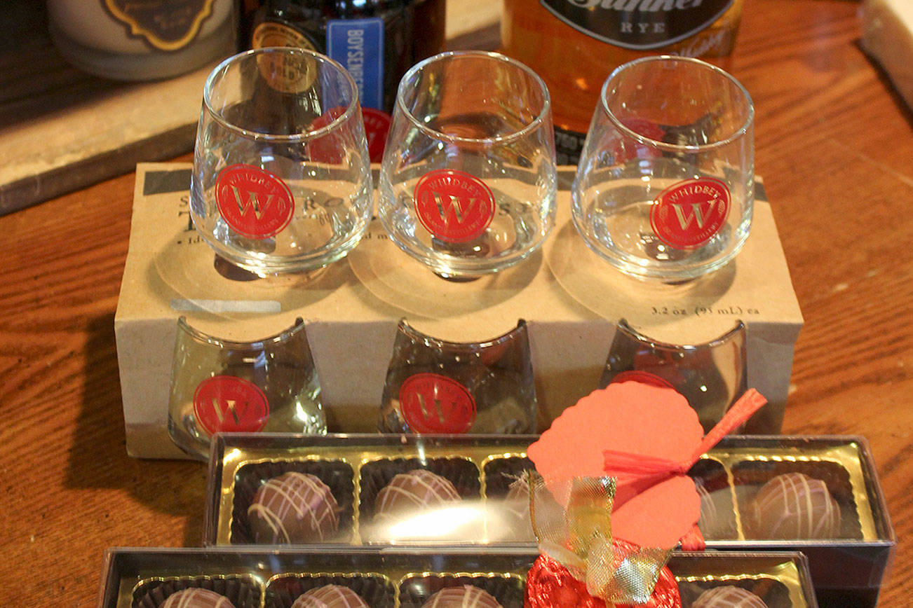 Wine and spirits in chocolate a sweet Whidbey treat