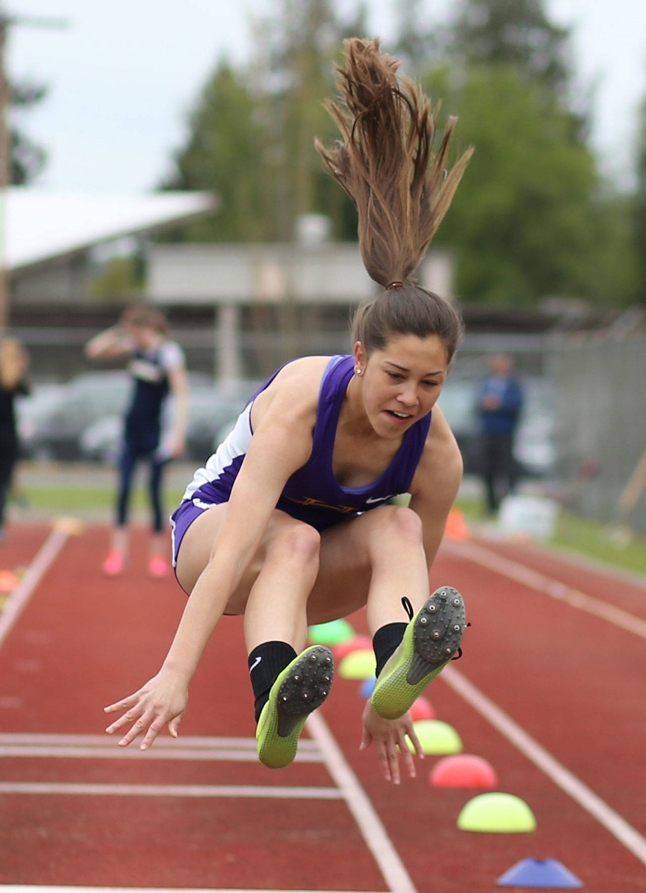 Jenna Cooley returns this season to lead the Wildcat girls track team. (Photo by John Fisken)