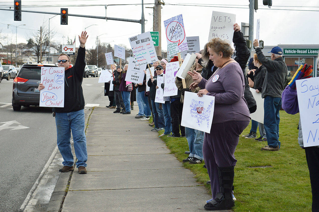 ‘Standing in Solidarity’ demonstration happened in Oak Harbor