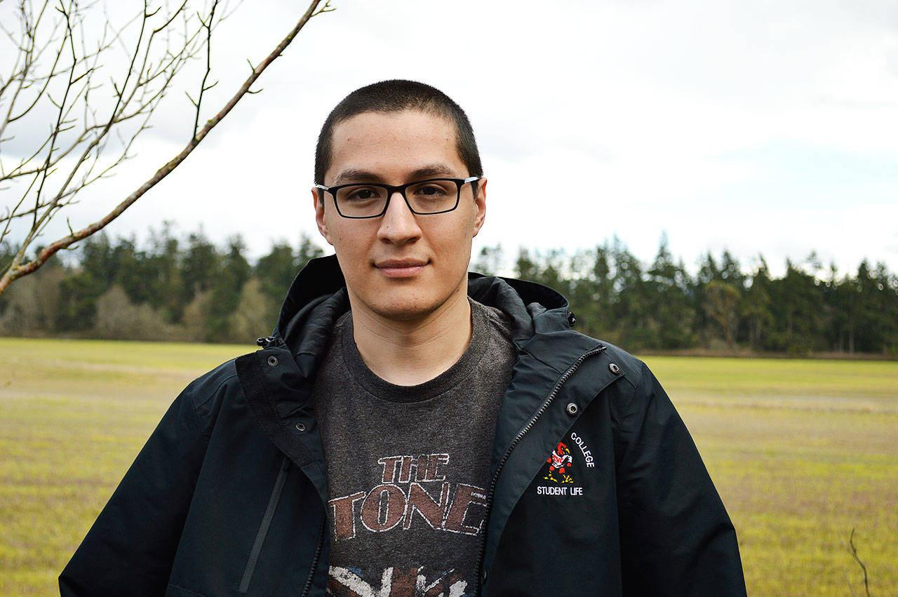 Christopher Leyva Vera of Coupeville was recently named to the All-Washington Academic Team, which recognizes outstanding community college and technical school students. Photo by Laura Guido/Whidbey News Group