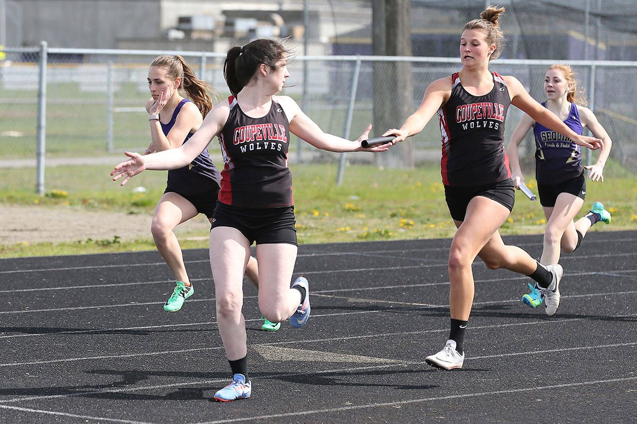 Coupeville nabs 4 firsts at Sequim / Track