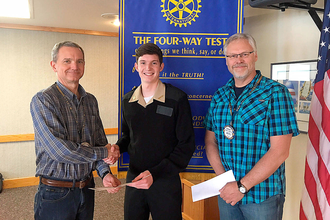 Salinger named Rotary Student of the Month