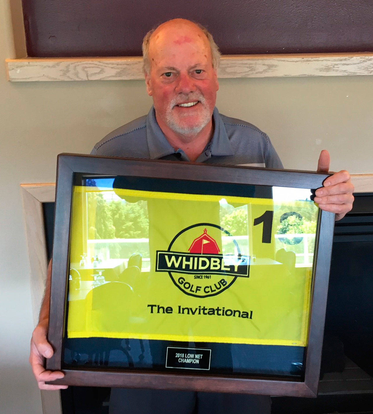 Doug Geffe was the winner of the 2018 Mountain Mist Whidbey Golf Club Men’s Invitational. (Photo courtesy of David Phay)