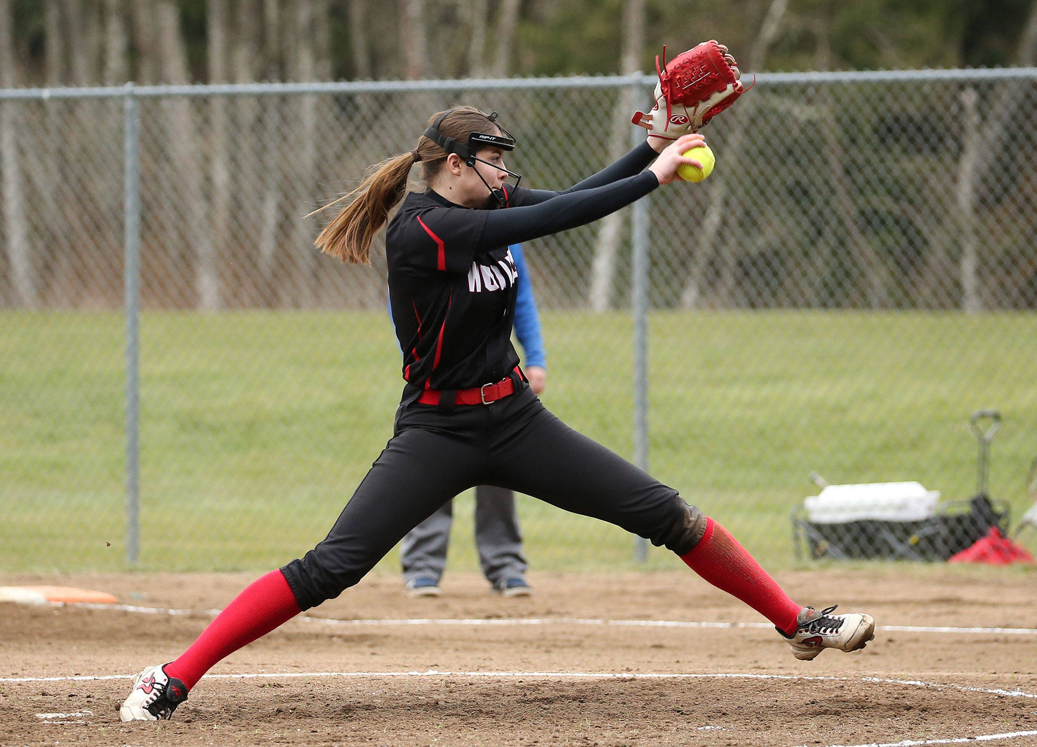 Katrina McGranahan was a two-time Olympic League MVP and four-time first-team selection in softball. (Photo by John Fisken)