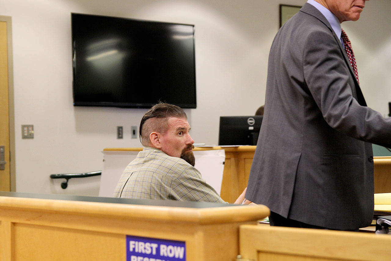 Photo by Jessie Stensland / Whidbey News Group.                                Jeromy Ladwig is on trial for vehicular homicide.