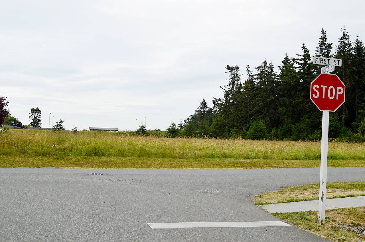 A new draft facilities master plan includes new department buildings on land recently purchased by the Island County. The plan is still in its early stages and designs for the new buildings likely won’t be made until next year. Photo by Laura Guido/Whidbey News-Times