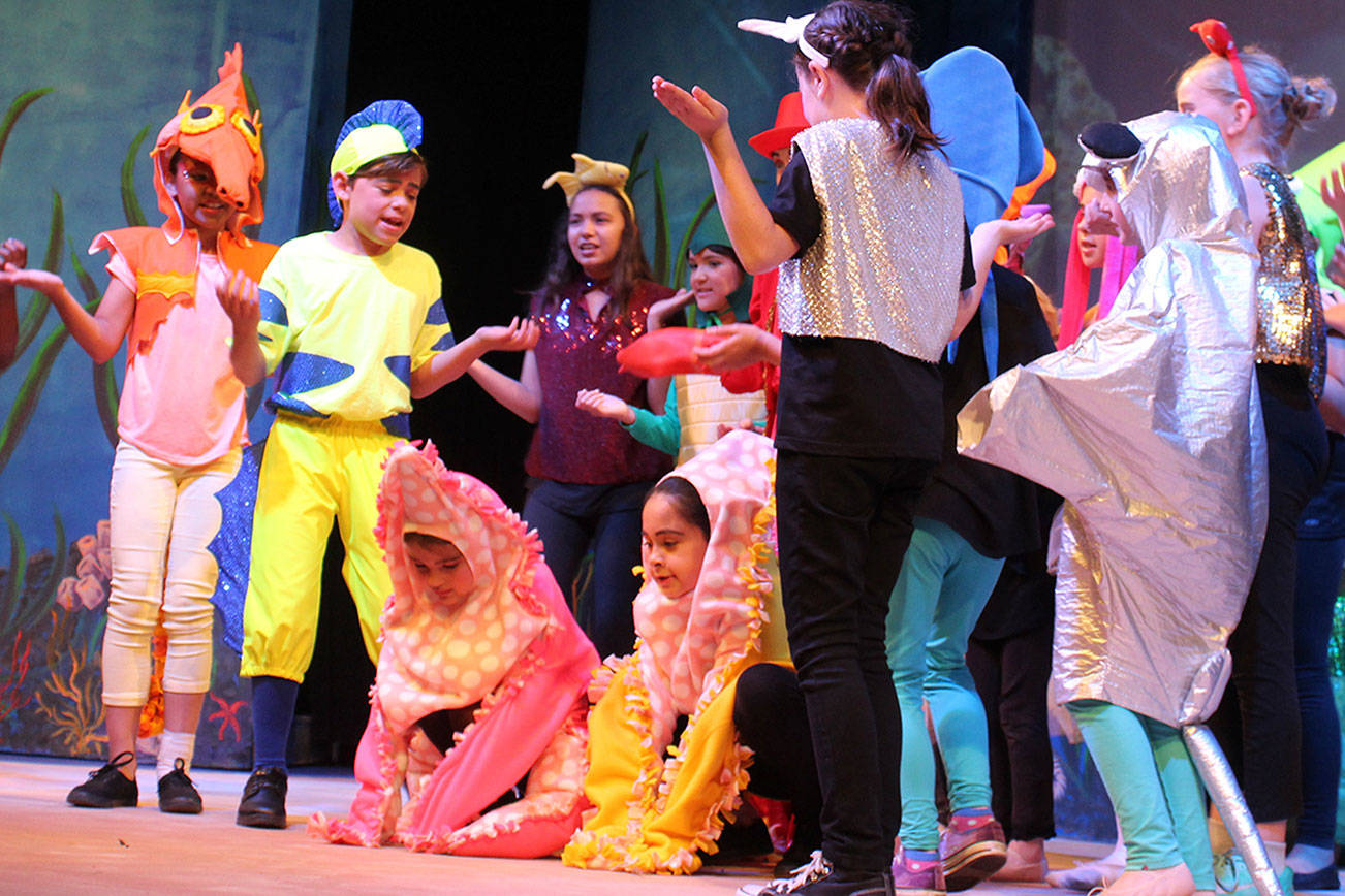 Little Mermaid Jr. awash with color, talent