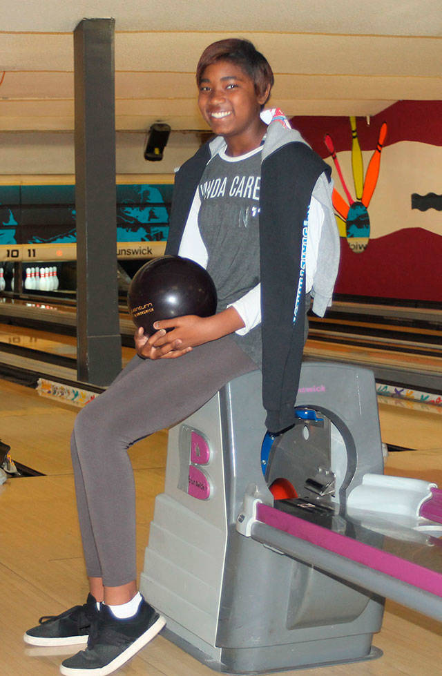 Victorya White finished 12th at the national bowling championships. (Photo by Jim Waller/Whidbey News-Times)