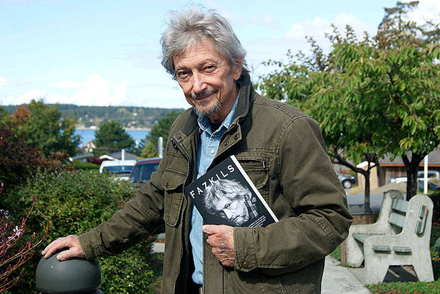 Photo by Maria Matson / Whidbey News-Times                                &lt;em&gt;Whidbey Island resident Dick Evans will be signing and selling copies of his book, “Fazkils,” at the Clinton Community Hall on Saturday.&lt;/em&gt;