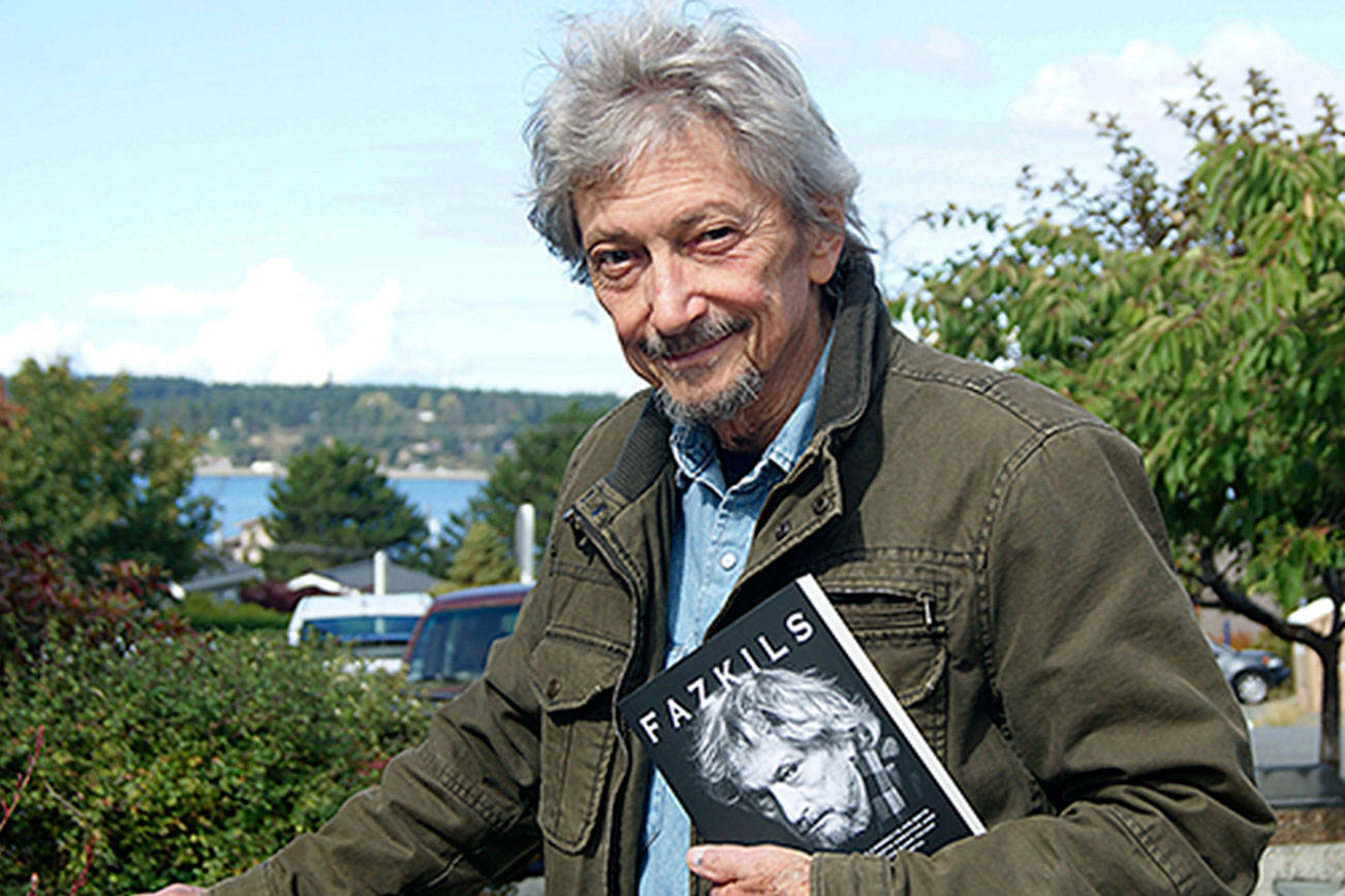 Photo by Maria Matson / Whidbey News-Times                                &lt;em&gt;Whidbey Island resident Dick Evans will be signing and selling copies of his book, “Fazkils,” at the Clinton Community Hall on Saturday.&lt;/em&gt;