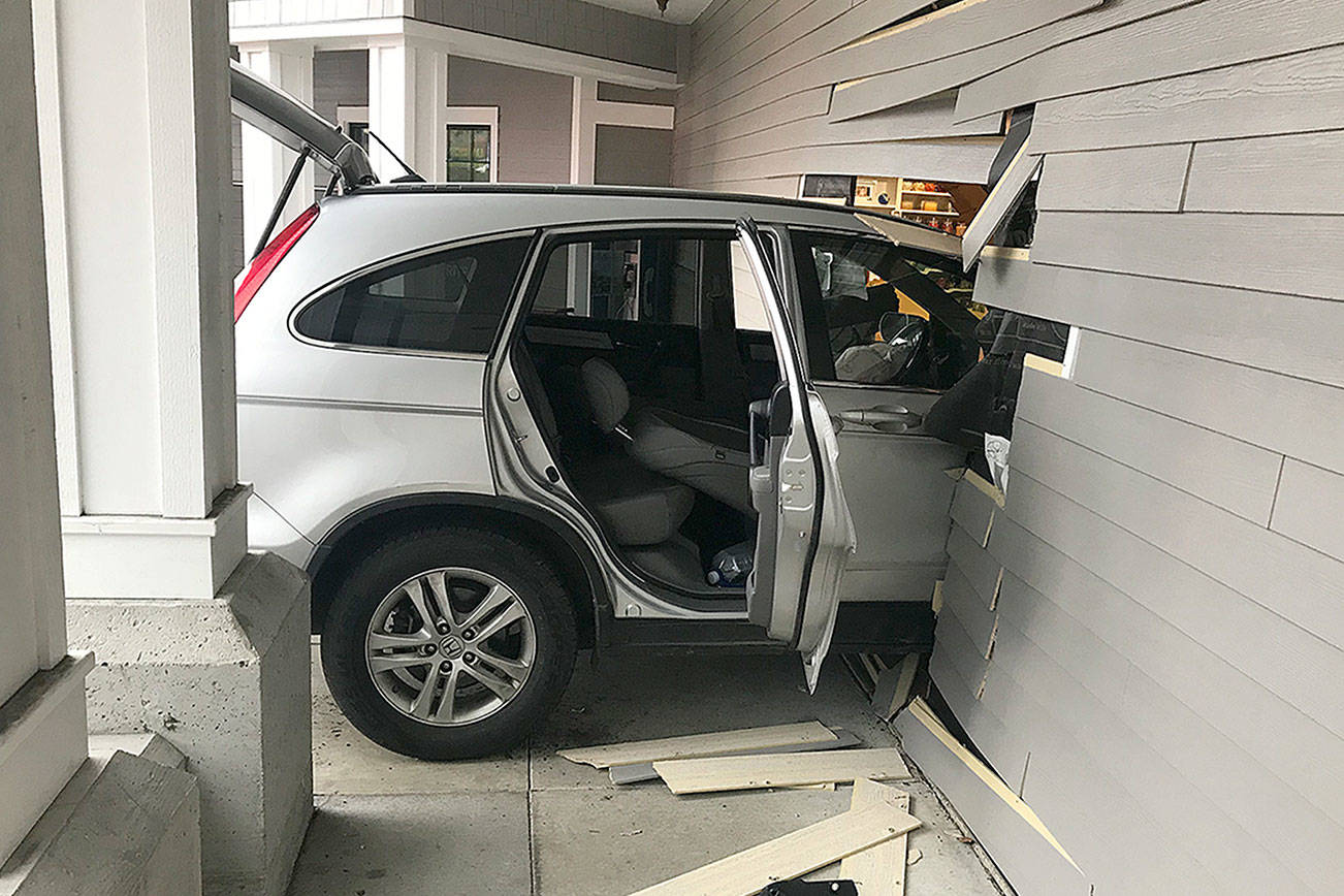 Drive-through window? SUV plows through store wall