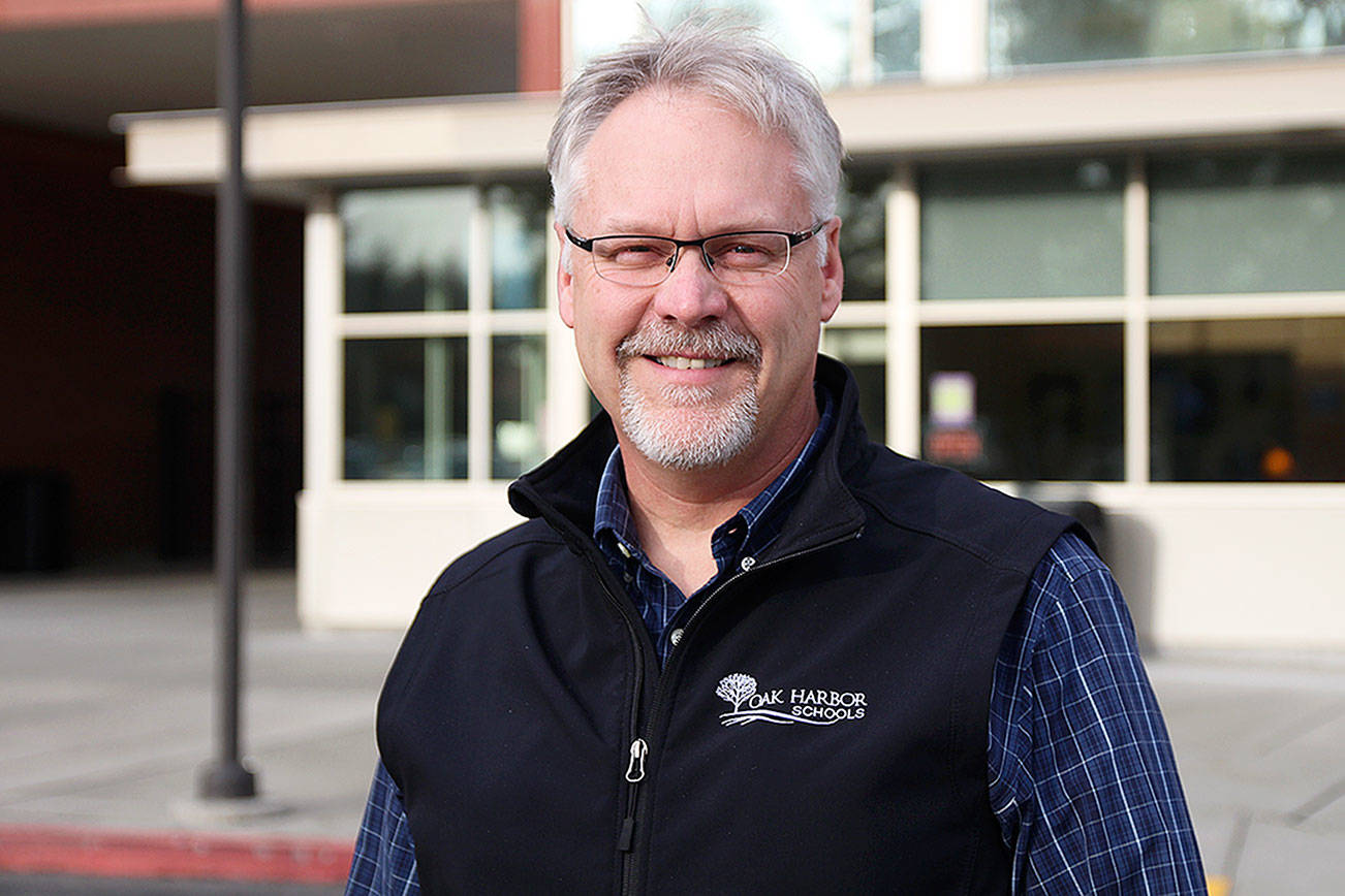 Dwight Lundstrom, principal of Oak Harbor High School for the past 15 years, will step into the assistant superintendent                                position on July 1. Photo by Laura Guido/Whidbey News-Times.