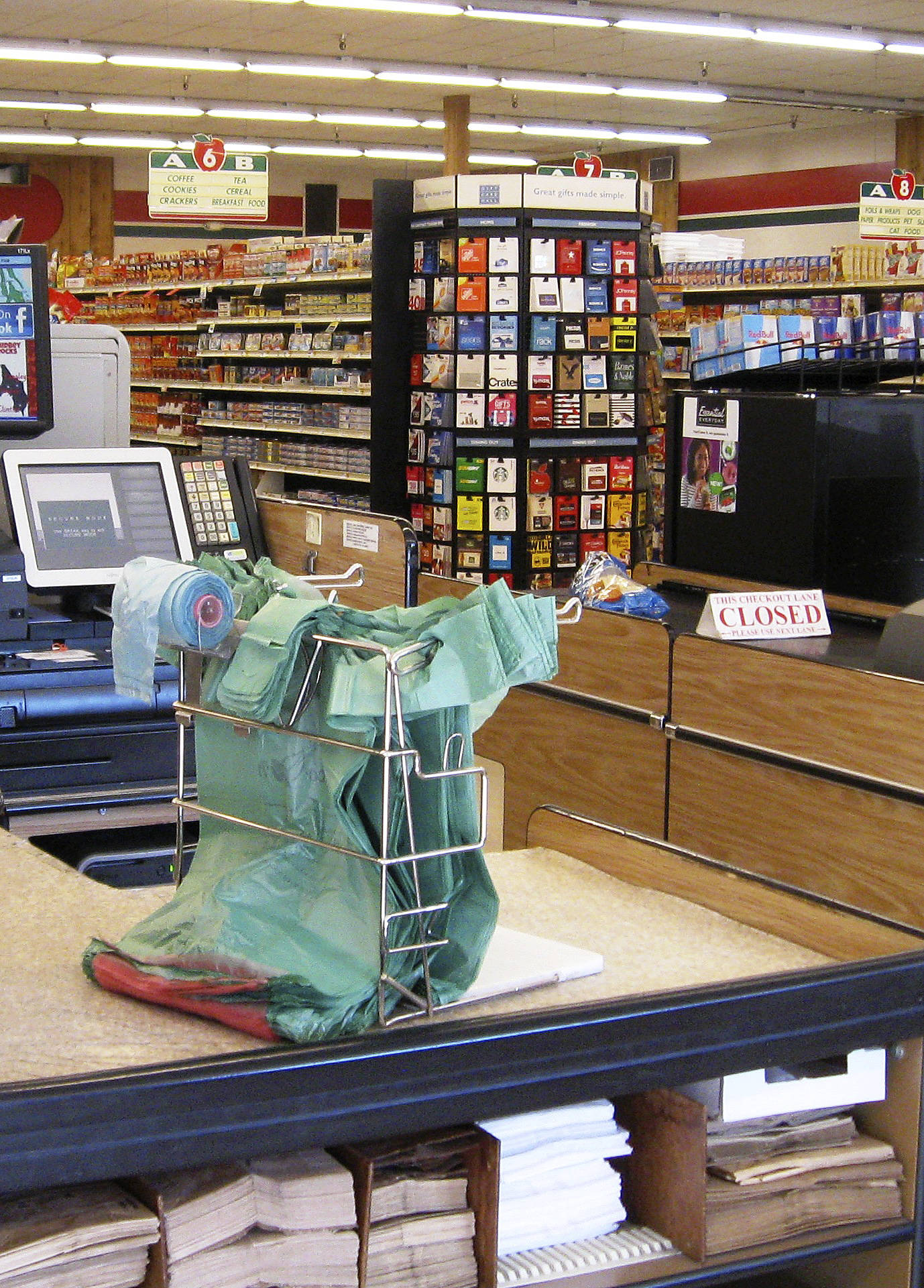 Plastic bags at the check-out counter could be a thing of the past if a legislative proposal to ban the bags is enacted. (Photo by Dave Felice/Whidbey News Group contributor)