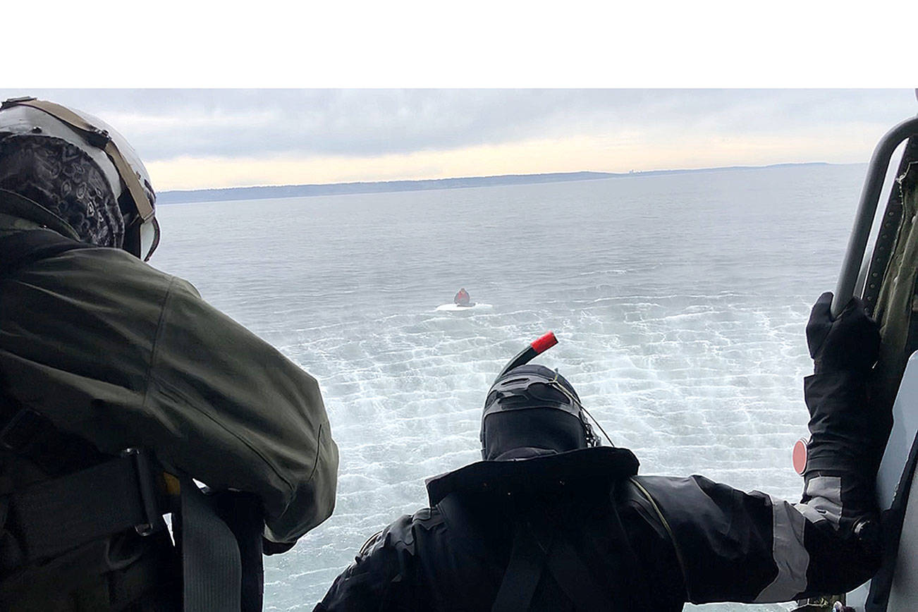 Navy SAR rescues boater off South Whidbey