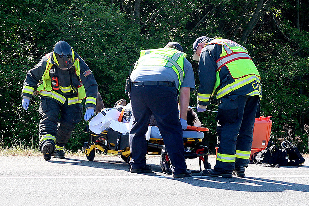 Motorcyclist transported after crash last Wednesday