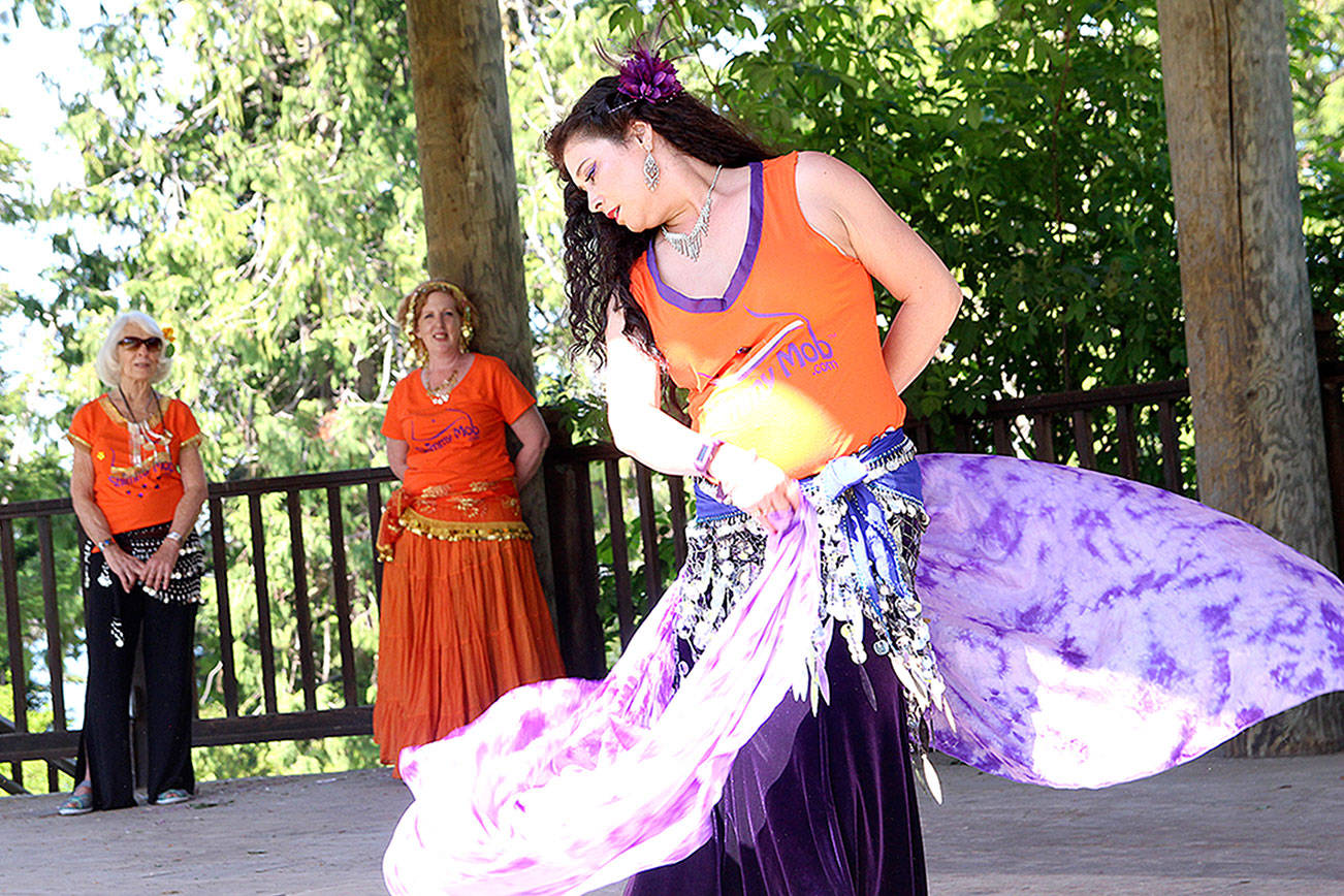 Dancing for a cause: Belly dance flash mob performs to raise money for CADA