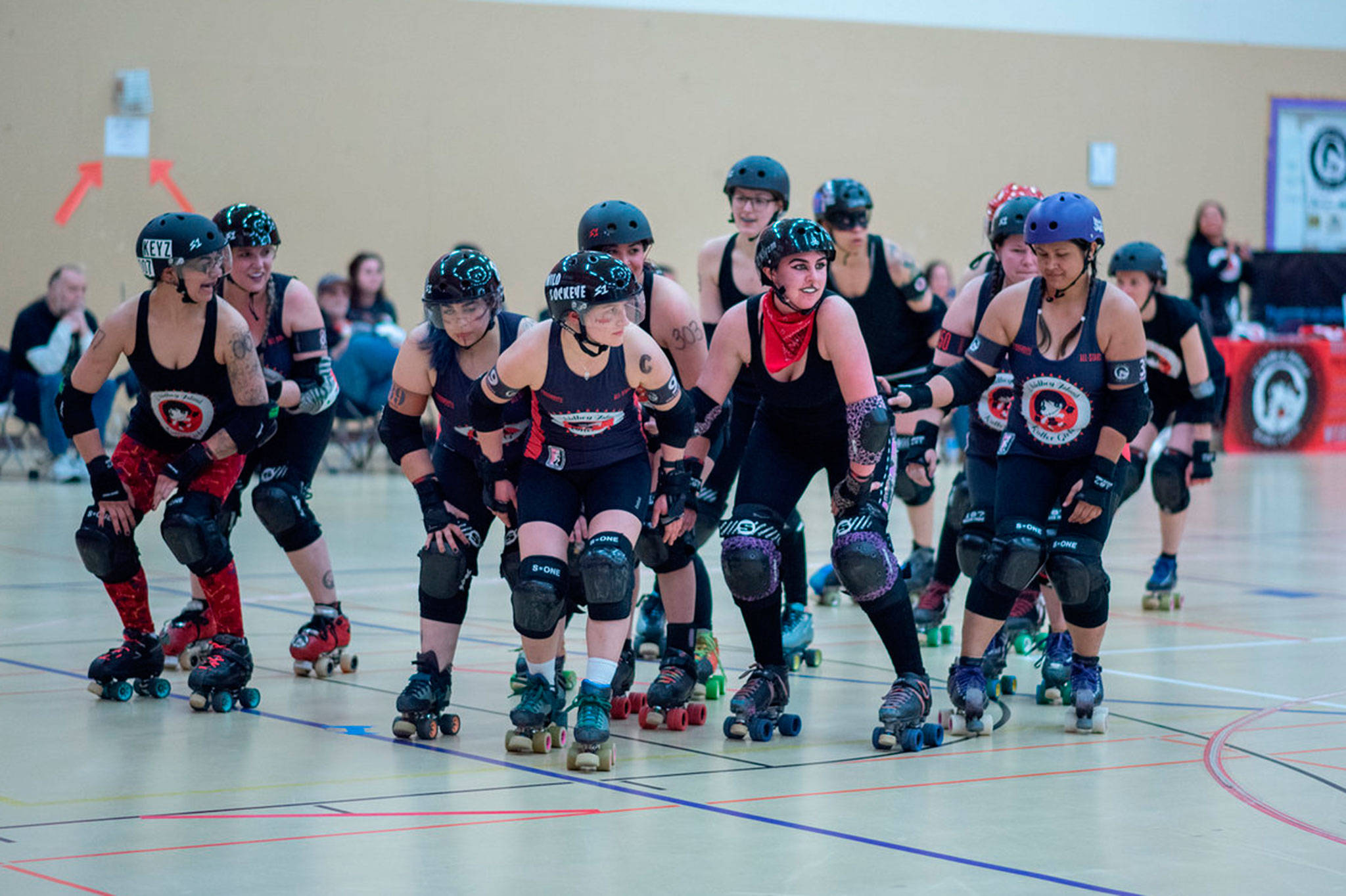The Whidbey Island Roller Girls have two more home bouts this season. (Photo by Riley Burnham)
