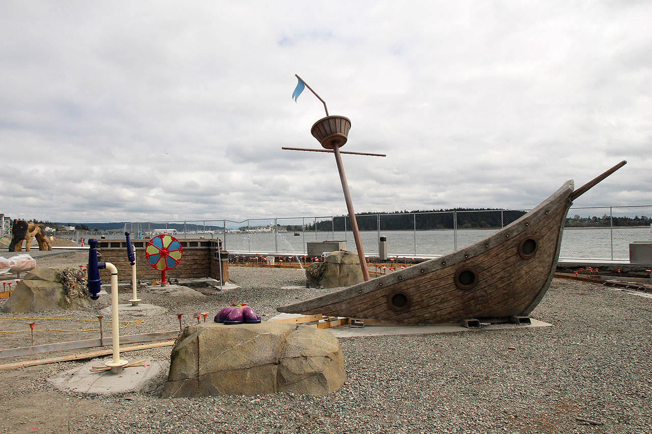 Photo by Jessie Stensland / Whidbey News-Times                                The splash park will be named Shipwreck Shores.