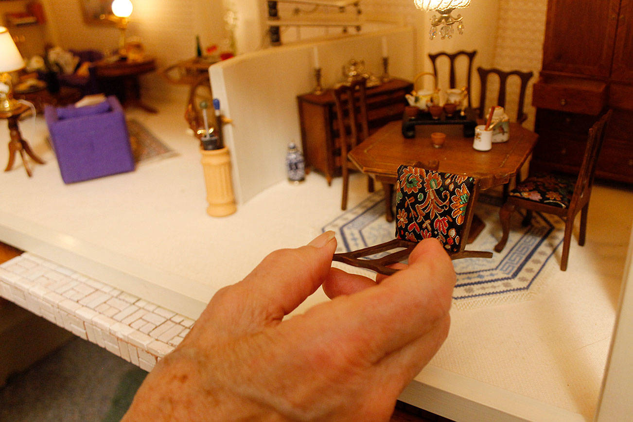 Dollhouse for donation: Tiny house a mini masterpiece