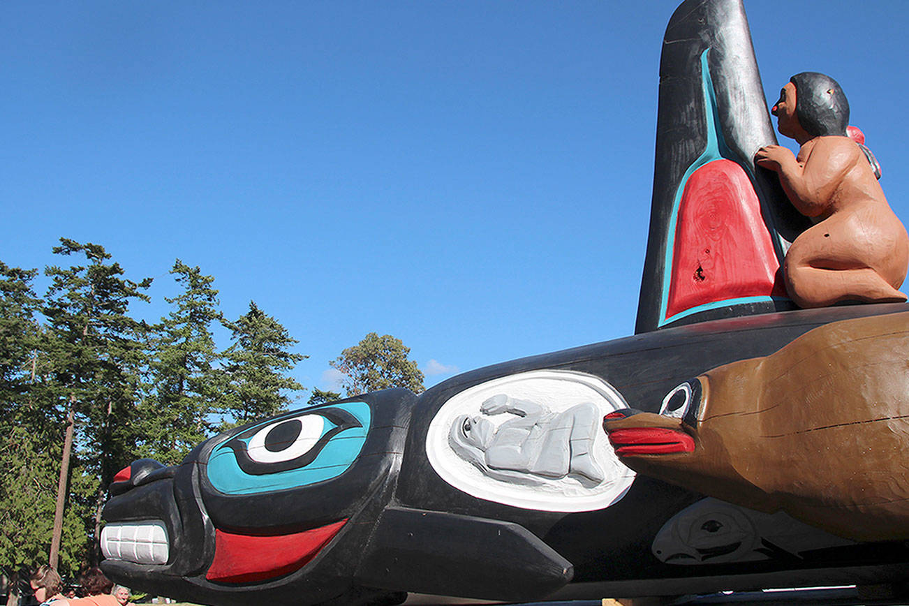 Tokitae pole journey leads to Coupeville