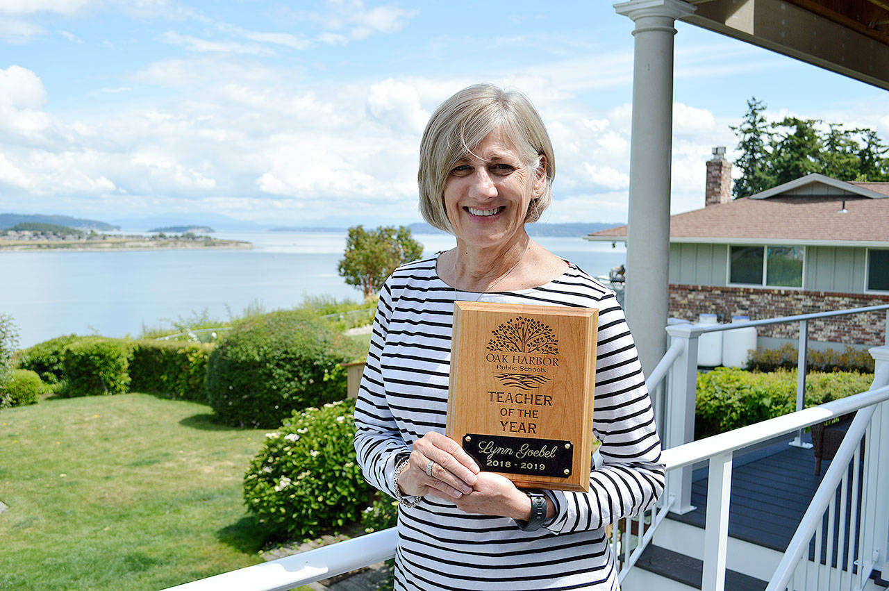 Oak Harbor Public Schools recently named Lynn Goebel Teacher of the Year. Photo by Laura Guido/Whidbey News-Times