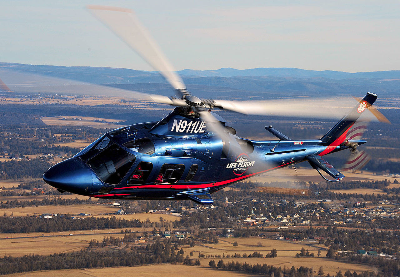 Life Flight Network will base a helicopter on Whidbey Island. Photo provided