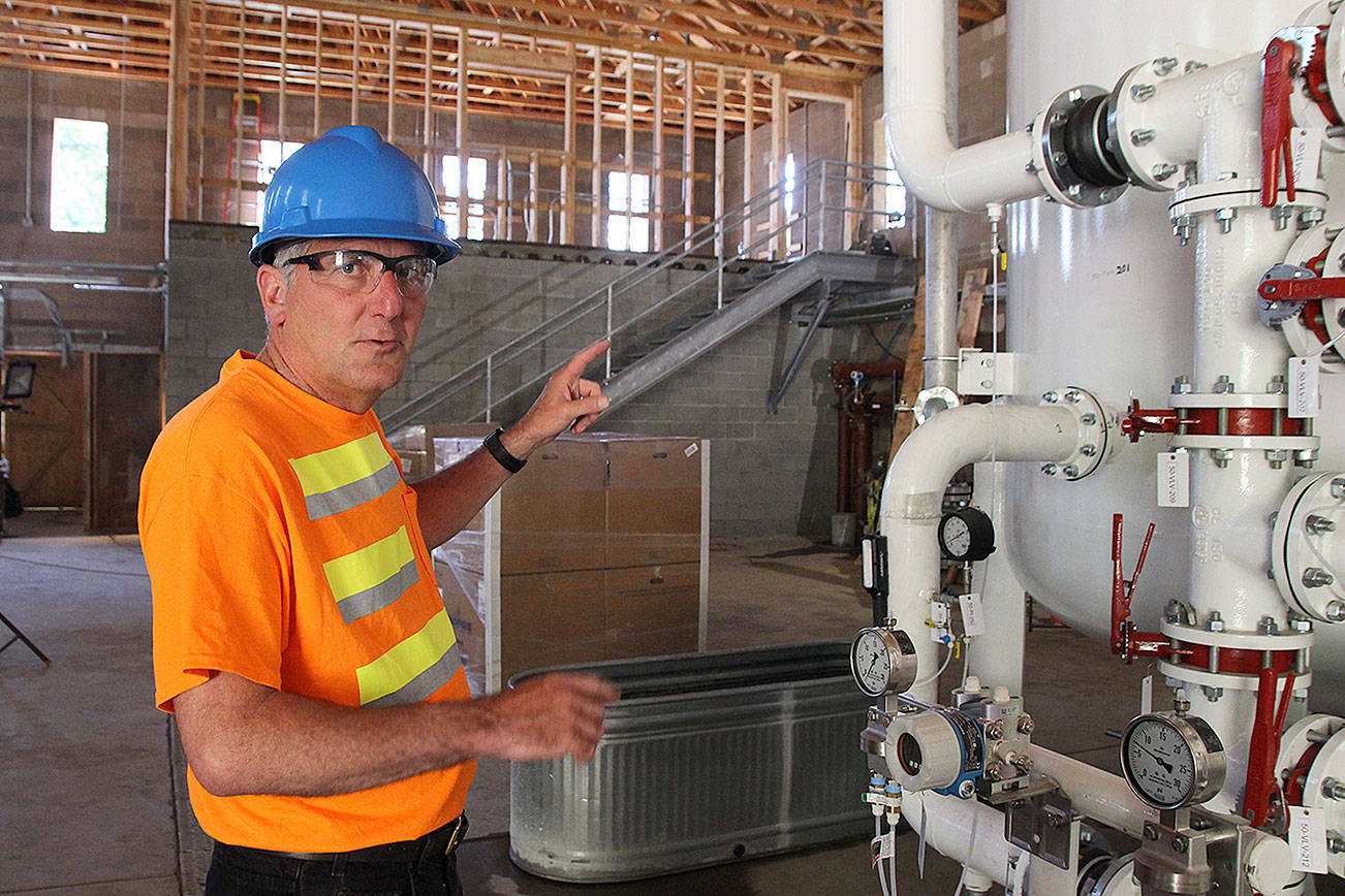 Coupeville’s new filtration system starts pumping