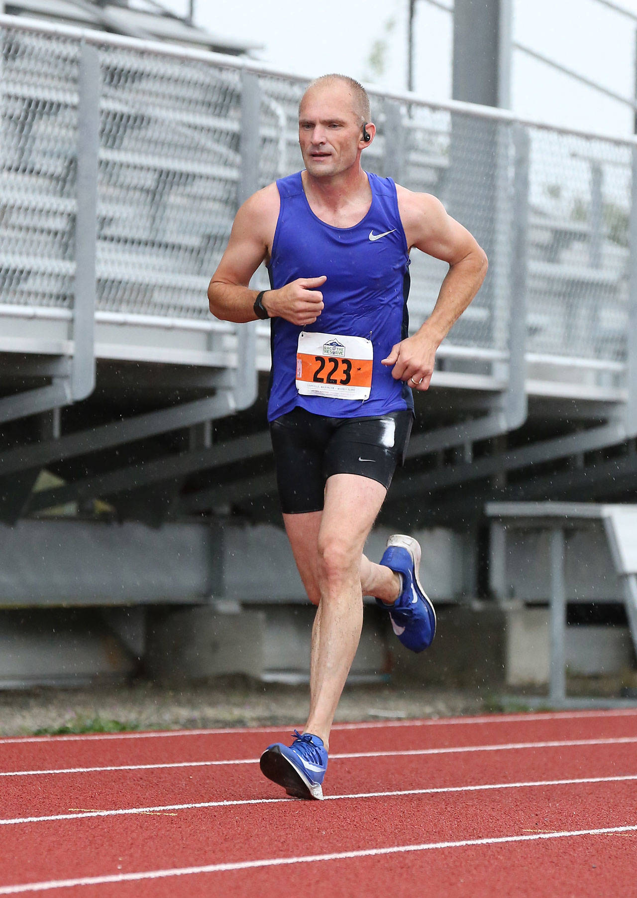 Ryan DeWaard, Lynden: first, half marathon.(Photo by John Fisken)